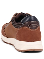 Pavers Brown Pavers Lace Up Brown Trainers - Image 3 of 6
