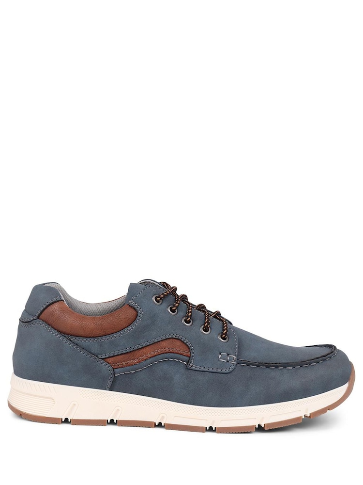 Pavers Blue Pavers Casual Leather Brown Shoes - Image 2 of 6