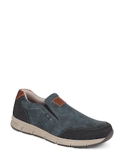 Pavers Blue Pavers Wide Fit Slip-Ons Trainers - Image 2 of 5