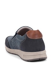 Pavers Blue Pavers Wide Fit Slip-Ons Trainers - Image 3 of 5