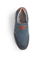 Pavers Blue Pavers Wide Fit Slip-Ons Trainers - Image 4 of 5