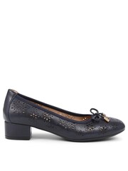 Pavers Blue Cut Out Detail Court Shoes - Image 1 of 5