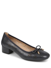 Pavers Blue Cut Out Detail Court Shoes - Image 3 of 5