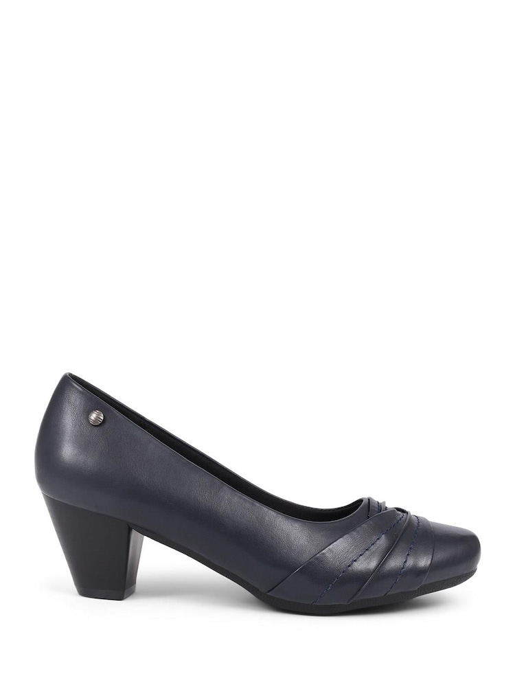 Azul marino - Pavers Bajo Heeled Court Shoes - Imagen 1 de 5 Azul marino - Pavers Bajo Heeled Court Shoes - Imagen 1 de 5