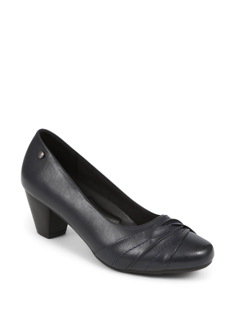 Azul marino - Pavers Bajo Heeled Court Shoes - Imagen 2 de 5 Azul marino - Pavers Bajo Heeled Court Shoes - Imagen 2 de 5
