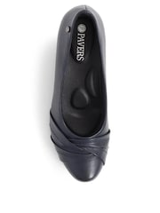Pavers Navy Low Heeled Court Shoes - Image 4 of 5