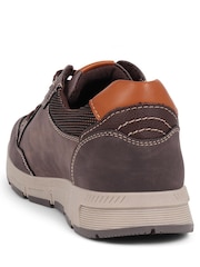 Pavers Tan Multi Pavers Lace Up Brown Trainers - Image 5 of 5