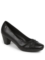 أسود - Pavers Low Heeled Court Shoes - Image 2 of 5
