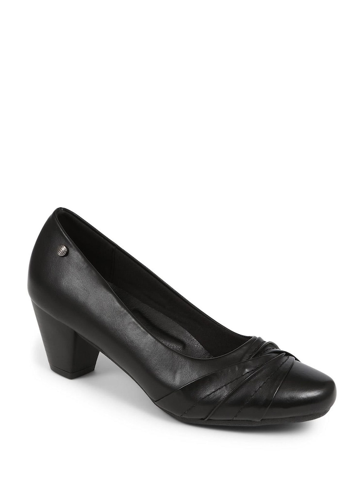 Negro - Pavers Bajo Heeled Court Shoes - Imagen 2 de 5 Negro - Pavers Bajo Heeled Court Shoes - Imagen 2 de 5