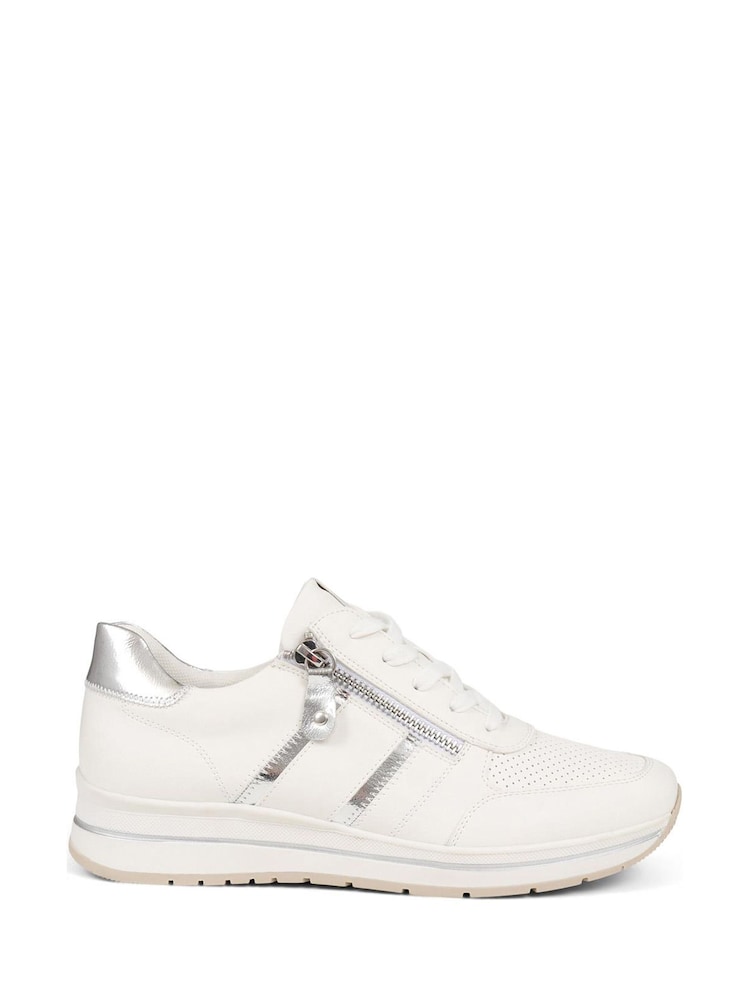 Pavers White Off Accent Trainers - Image 1 of 5