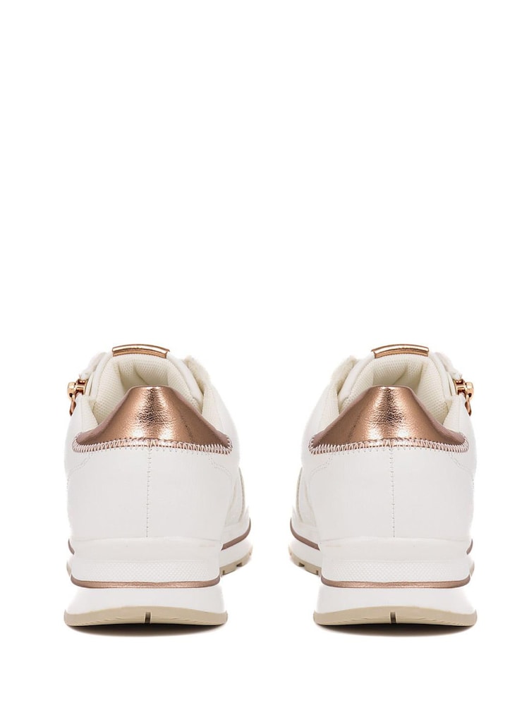 White - Pavers Accent Trainers - Image 2 of 5 White - Pavers Accent Trainers - Image 2 of 5