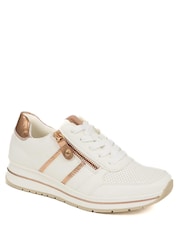 Pavers White Accent Trainers - Image 3 of 5