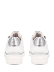 Blanco - Zapatillas de deporte con suela gruesa y doble cierre de Pavers - Imagen 3 de 5