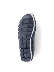 Pavers Blue Pavers Blue Floral Leather Ballet Pumps - Image 5 of 5