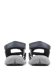 Pavers Blue Pavers Wide Fit Adjustable Brown Sandals - Image 3 of 5