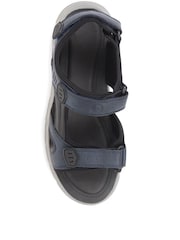 Pavers Blue Pavers Wide Fit Adjustable Brown Sandals - Image 4 of 5