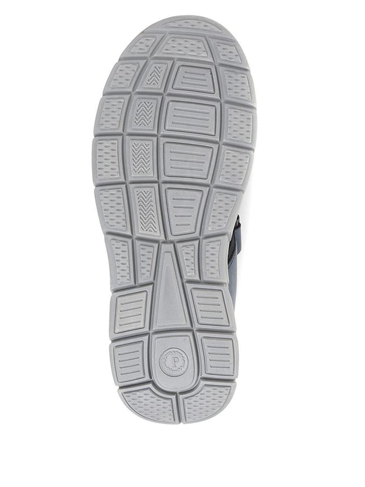 Pavers Blue Pavers Wide Fit Adjustable Brown Sandals - Image 5 of 5