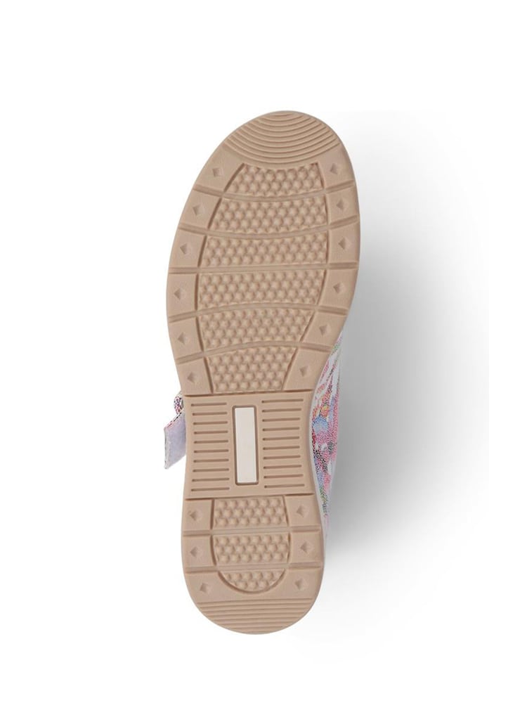 Blanco/rosa - Merceditas blancas con cierre de velcro de Pavers - Imagen 5 de 5 Blanco/rosa - Merceditas blancas con cierre de velcro de Pavers - Imagen 5 de 5