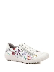 Белый - Синие кроссовки Pavers Floral Lace Up - Image 3 of 5