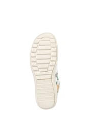 Белый - Синие кроссовки Pavers Floral Lace Up - Image 5 of 5