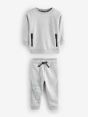 Baker by Ted Baker Graphic Back Sweatshirt and Joggers Set - Image 4 of 9