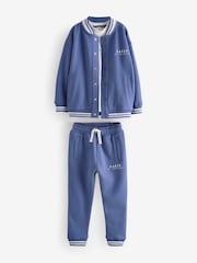 Baker by Ted Baker Blue 100% Cotton Varsity 3 Piece Set - Image 14 of 19