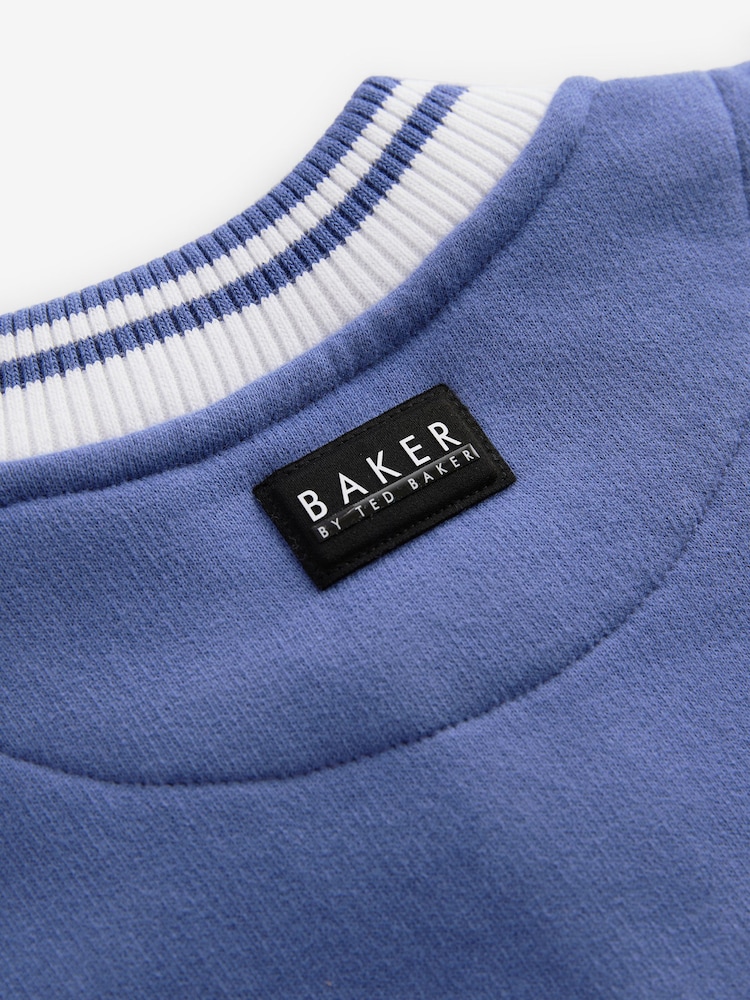 Baker by Ted Baker Blue 100% Cotton Varsity 3 Piece Set - Image 19 of 19