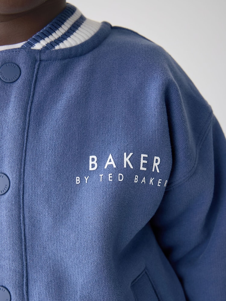 Baker by Ted Baker Blue 100% Cotton Varsity 3 Piece Set - Image 9 of 19