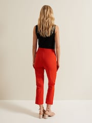 Phase Eight Red Miah Stretch Capri Trousers - Image 2 of 5