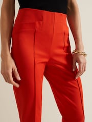 Phase Eight Red Miah Stretch Capri Trousers - Image 5 of 5