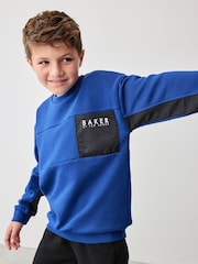 Conjunto de moletom e joggers azul Baker by Ted Baker - Imagem 5 de 11