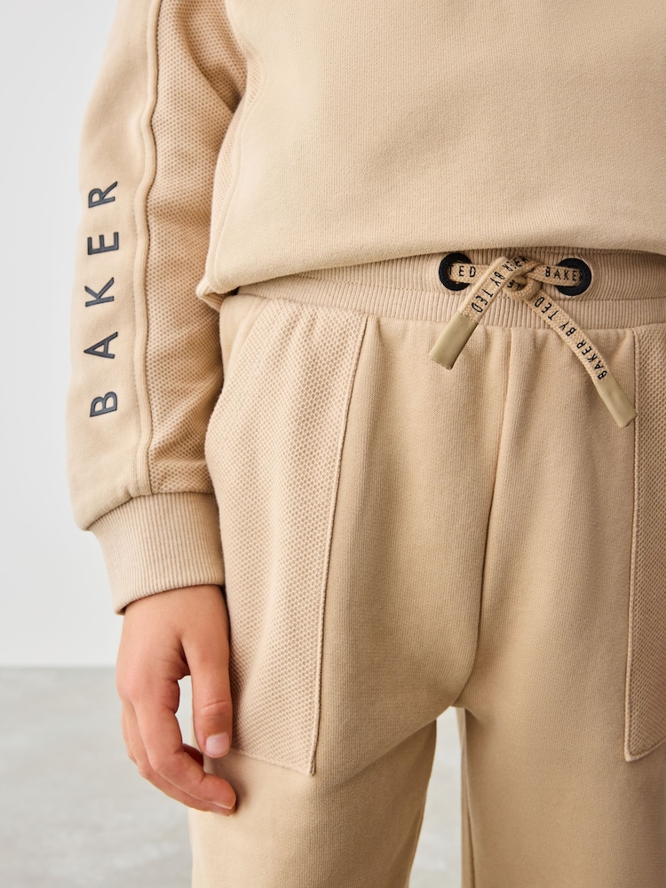Baker by Ted Baker толстовка из 100% хлопка с высоким воротом на молнии и спортивные брюки - Изображение 8 из 8