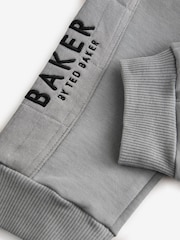 Baker by Ted Baker Grey Quilted Sweatshirt And Joggers Set - Image 4 of 5