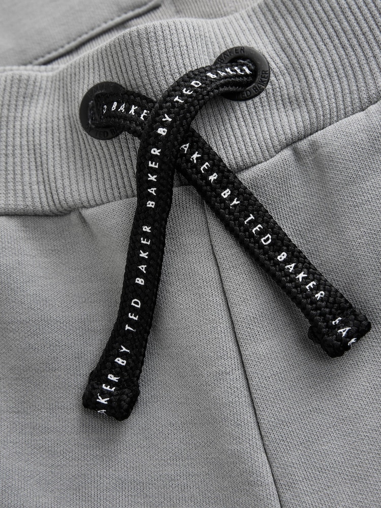 Baker by Ted Baker Grey Quilted Sweatshirt And Joggers Set - Image 5 of 5