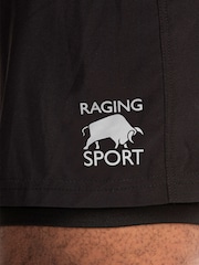 Raging Bull Performance 2-In-1 Black Shorts - Image 5 of 5