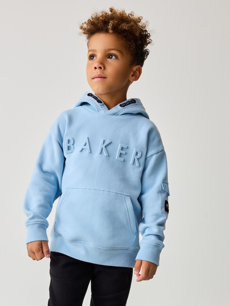 Baker by Ted Baker Embossed Hoodie - Image 1 of 12