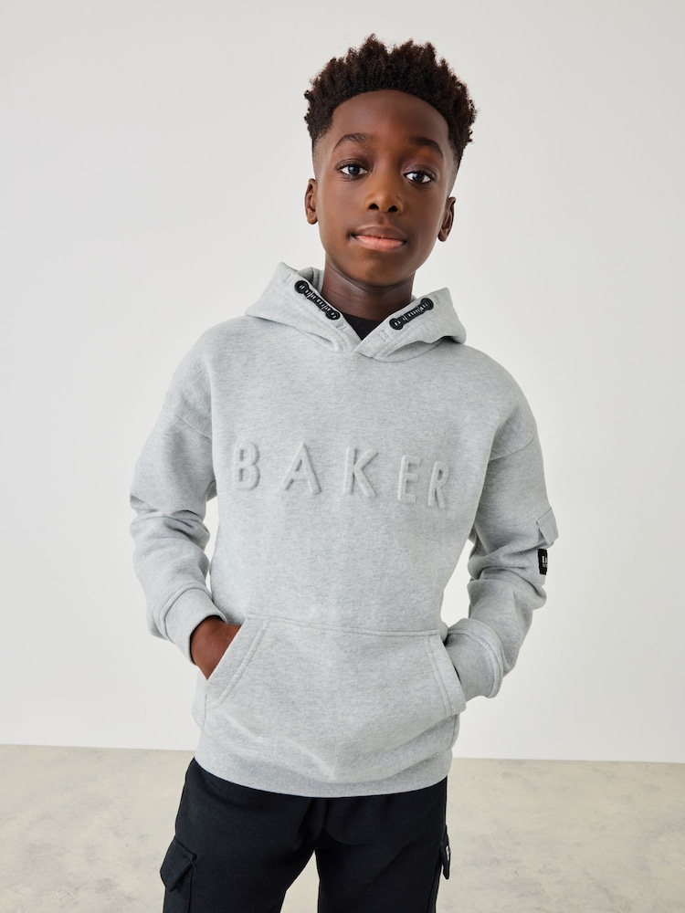 Baker by Ted Baker Embossed Hoodie - Image 1 of 12