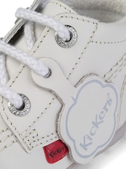 Kickers White Kick Hi Baby Leather Boots - Image 7 of 8