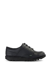 Kickers Black Lo Vegan Shoes - Image 1 of 7