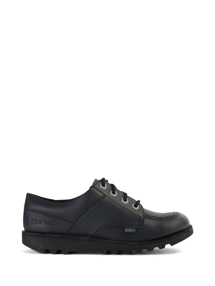 Kickers Black Lo Vegan Shoes - Image 1 of 7