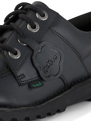 Kickers Black Lo Vegan Shoes - Image 7 of 7