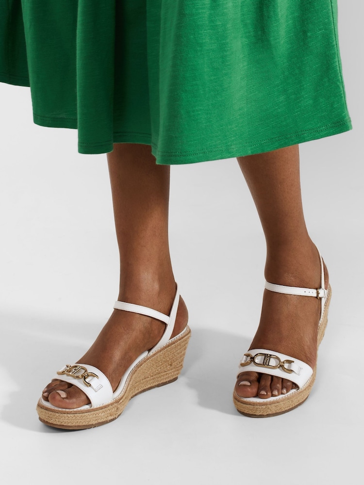 Hobbs White Luella Espadrilles - Image 1 of 5