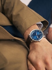 Brown Signature Watch with Leather Strap - Image 1 of 7