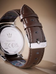 Brown Signature Watch with Leather Strap - Image 5 of 7
