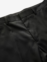 Black Tuxedo Trousers With Gold Tape Detail - Image 6 of 8
