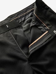Black Tuxedo Trousers With Gold Tape Detail - Image 7 of 8