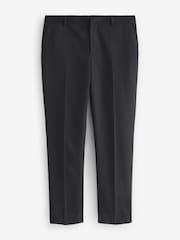 Black Tuxedo Trousers With Velvet Tape Detail - Image 6 of 9