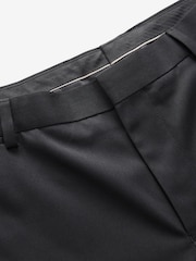 Black Tuxedo Trousers With Velvet Tape Detail - Image 9 of 9