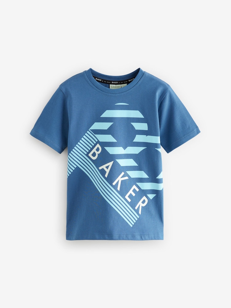 Baker by Ted Baker Graphic Print T-Shirts 3 Pack - Image 2 of 7