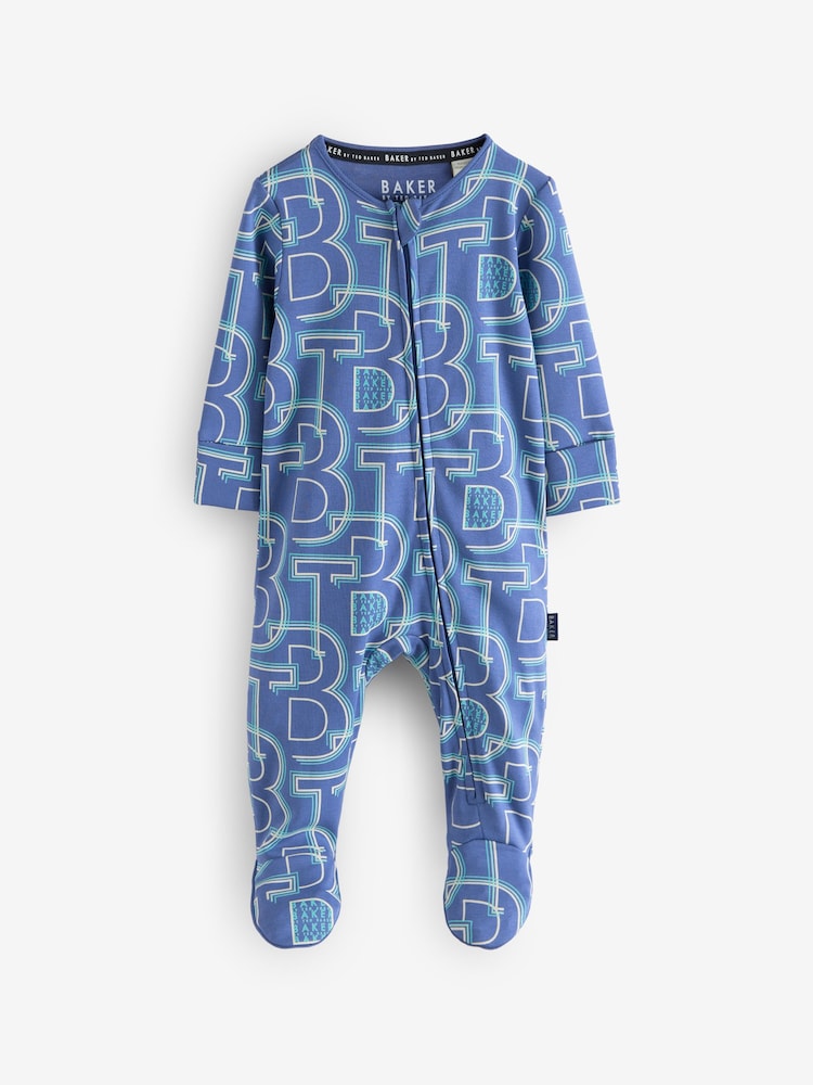 Baker by Ted Baker 100% Cotton Sleepsuits 3 Pack - Image 2 of 10